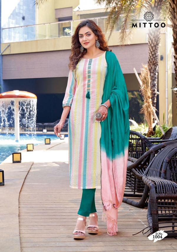 Mittoo Raashi Styles Kurti With Bottom Dupatta Collection